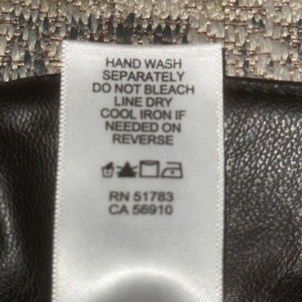 Maurices Faux‎ Leather Womens Pants 14 Black Stretch Skinny Ankle Mid Rise NWOT - Picture 12 of 13